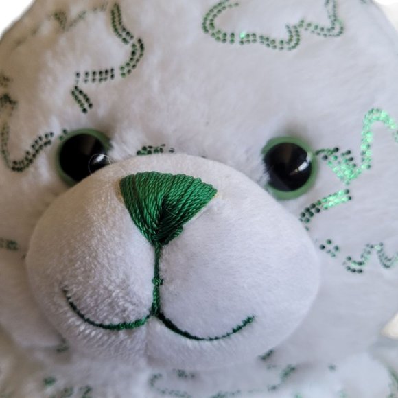 Shimmer Shamrock Clovers 2013 Bear Build A Bear Workshop 17" Retired - Picture 2 of 12